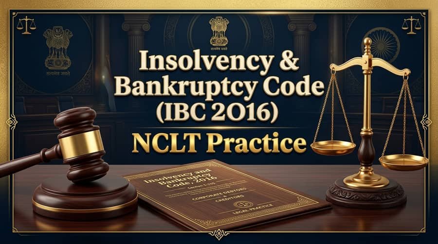 Best Advocate for IBC Section 7 9 NCLT Chandigarh Bench Corporate Insolvency Lawyer