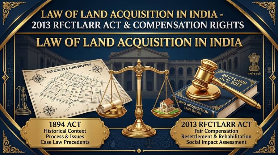 Best Lawyer for Land Acquisition Act 2013 RFCTLARR Solatium Compensation High Court Advocate Chandigarh